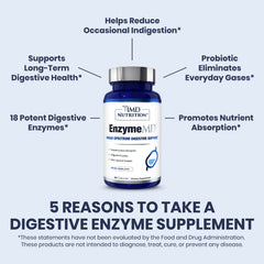 1MD Nutrition EnzymeMD label closeup communicates trust through clear ingredients