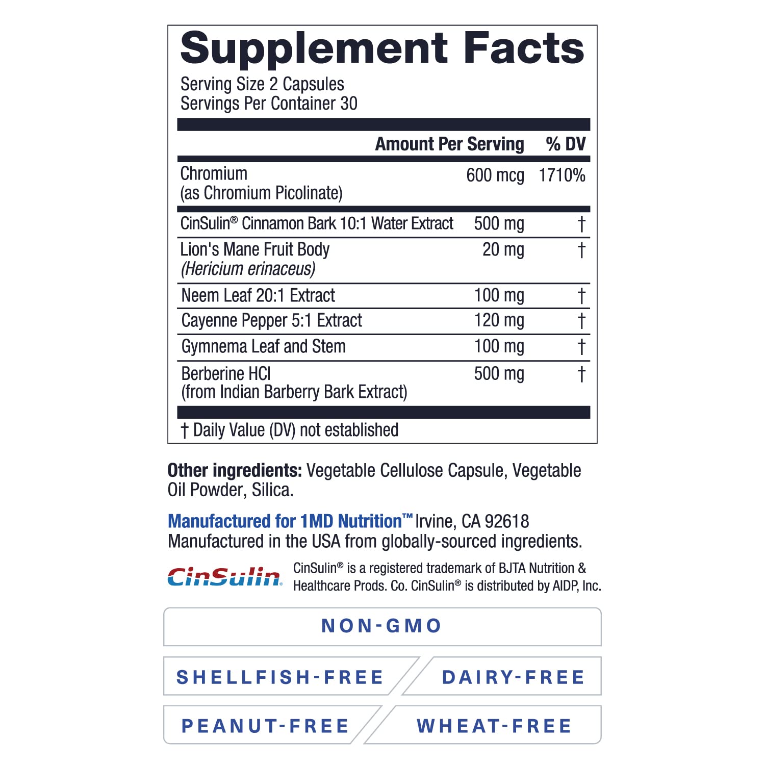 1MD Lion’s Mane bottle associated with focus and mental clarity