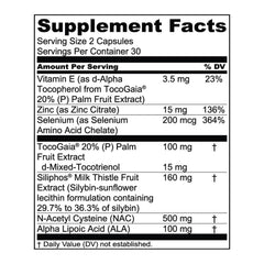 1MD Nutrition LiverMD capsules arranged for convenient daily use.