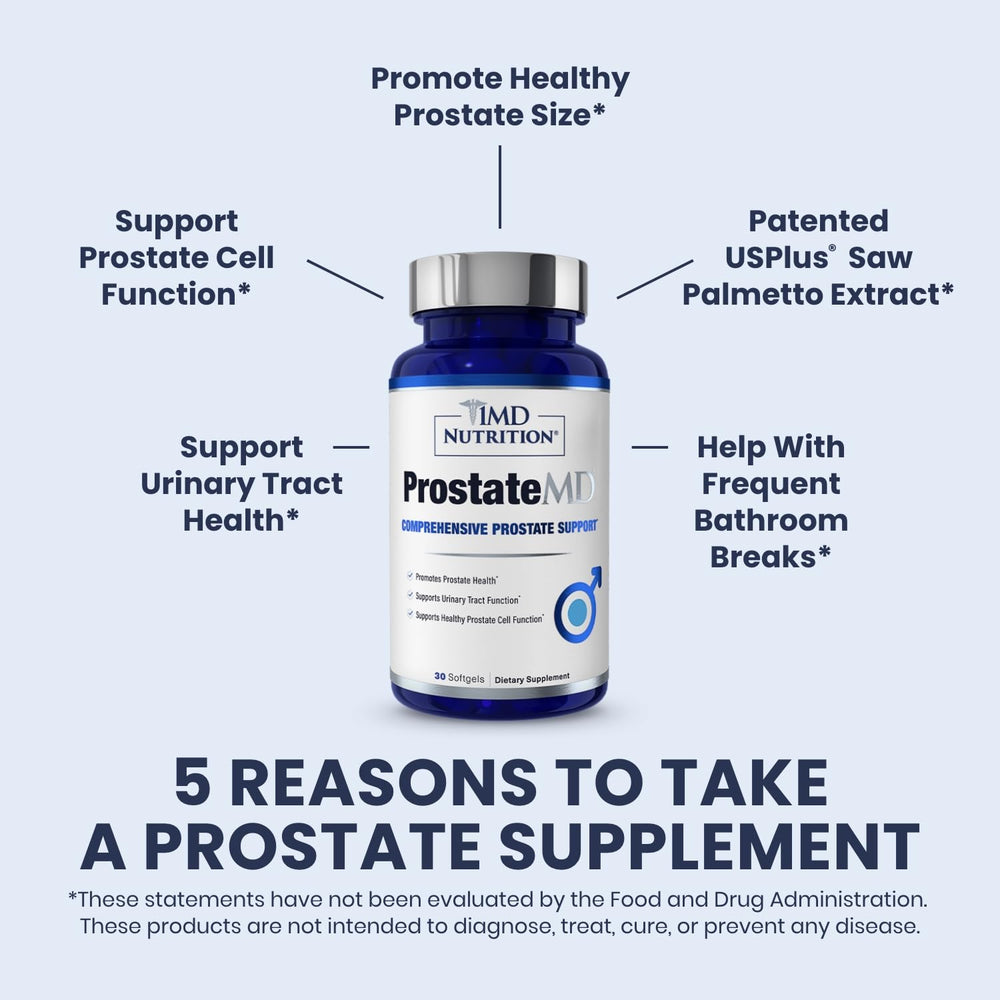 1MD ProstateMD 2-pack packaging displayed for convenient use