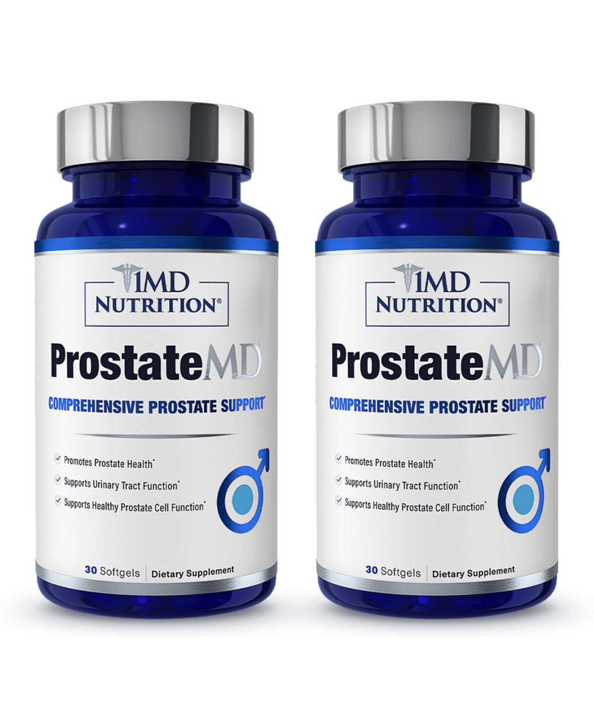 1MD Nutrition ProstateMD saw palmetto softgel bottle supports urinary health
