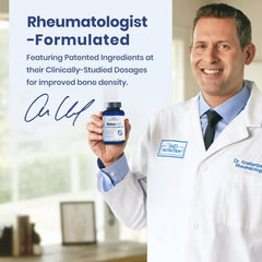 1MD OsteoMD vitamin D3 K2 tablets highlight synergistic bone support.