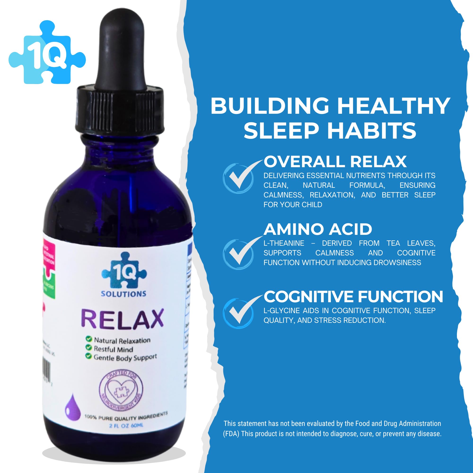 1Q Solutions Kit cherry-flavor bottle appealing to kids during daily dosing