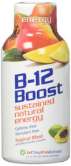 1st Step for Energy B-12 Shot Tropical Blast bottle for caffeine-free energy boost