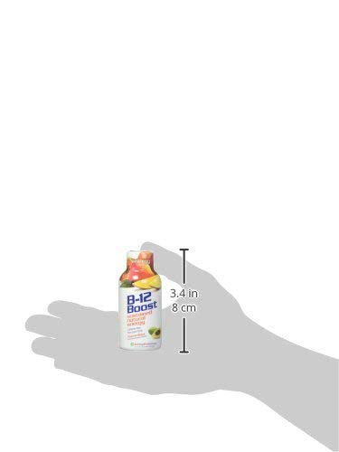 1st Step for Energy B-12 Shot Tropical Blast label highlights vitamin B-12 benefits