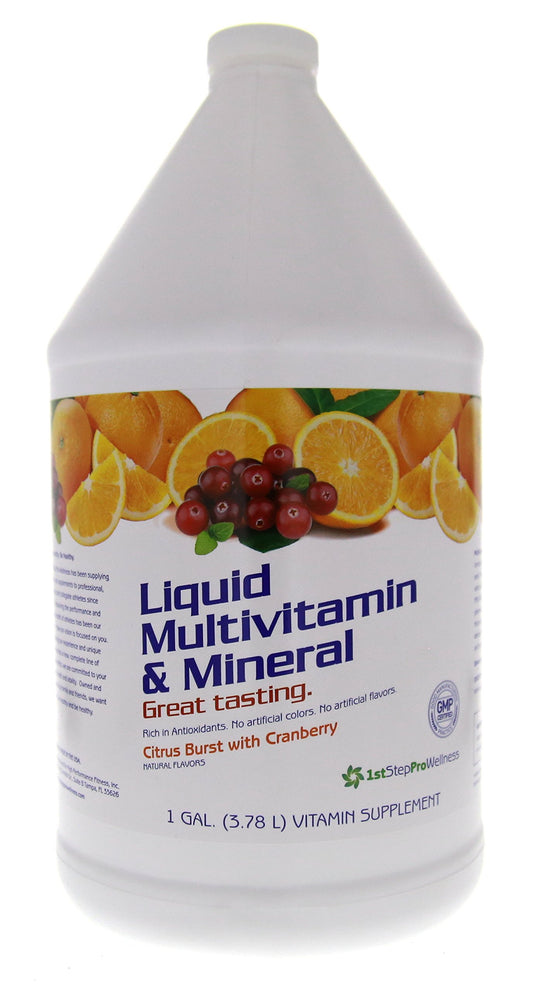 1st Step for Energy citrus bottle—steady daytime energy support during workouts.