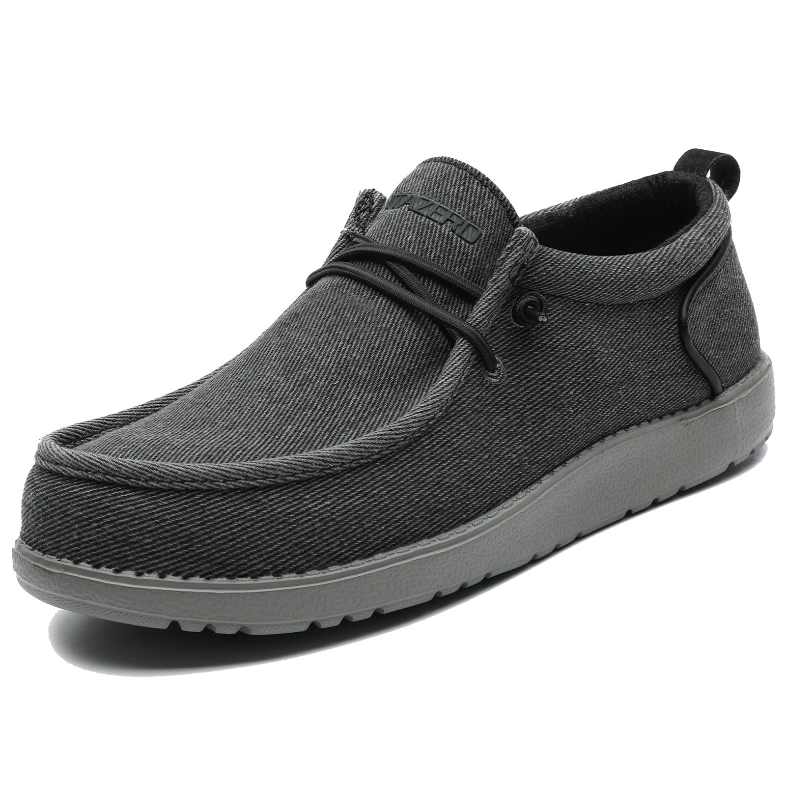 1TAZERO men's loafers with canvas upper for breathable all-day comfort