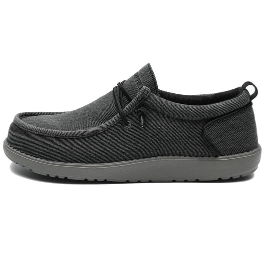 1TAZERO slip-on design loafers for easy on and off convenience