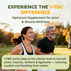 1-TDC active movement illustrates an energized lifestyle with flexible joints.