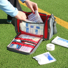 24/7 First Aid Coaches Kit bandages collection supports quick on-field care.