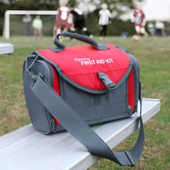 24/7 First Aid Coaches Kit under-bench storage keeps essentials in reach.