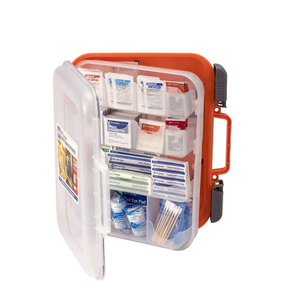 24-7 First Aid kit durable plastic case for rugged storage