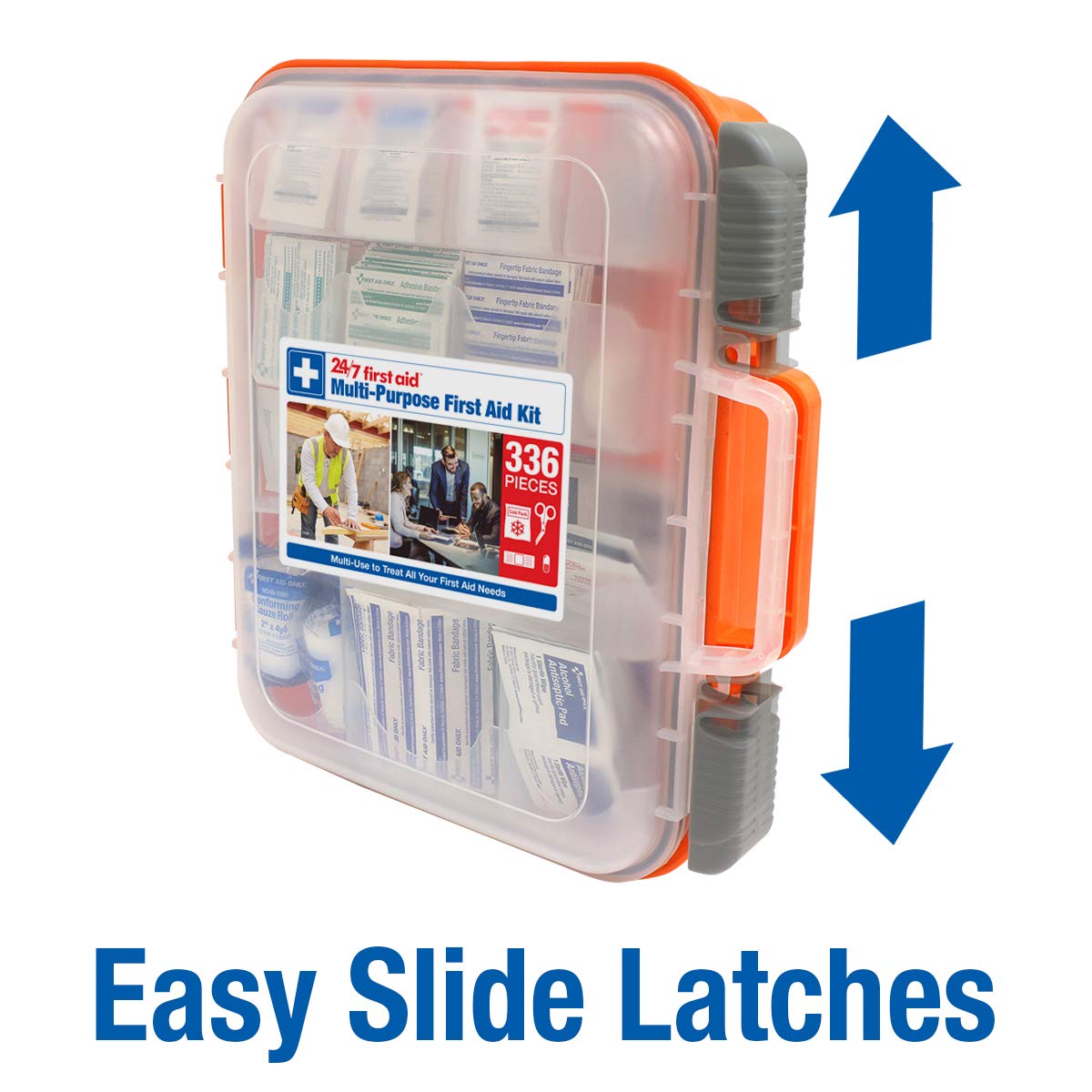 24-7 First Aid kit organized compartments save time during emergencies