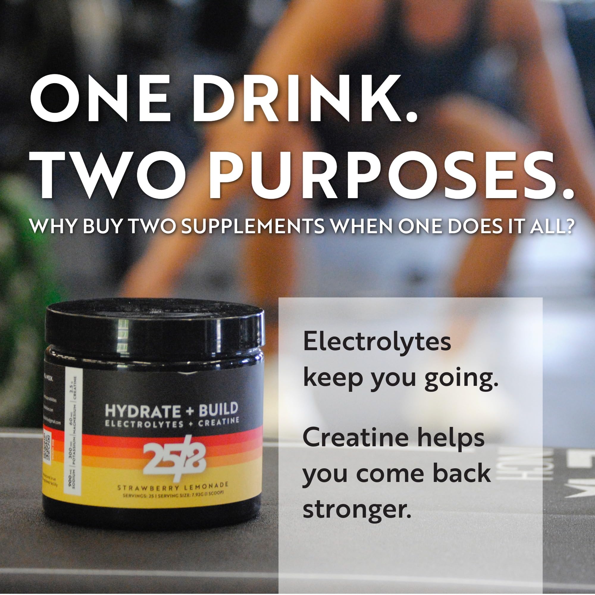 Strawberry Lemonade flavor in glass highlighting refreshing taste and sugar-free formula