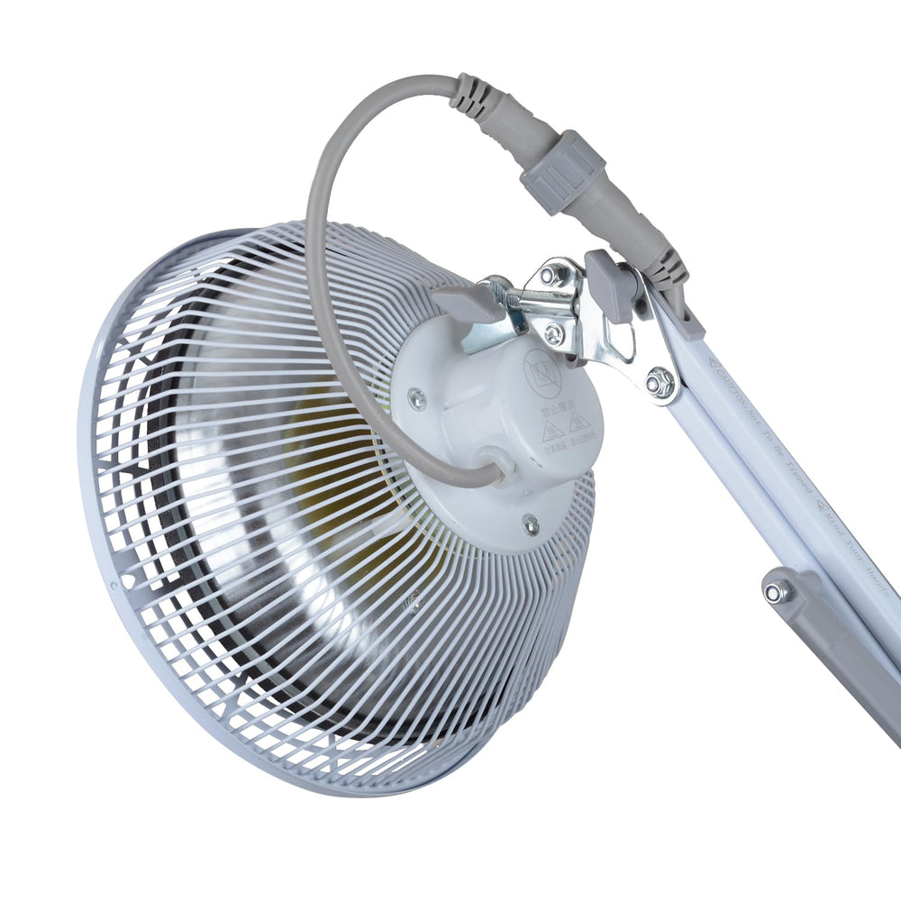 260W infrared mineral heat therapy lamp floor stand enables easy height adjustment for comfort