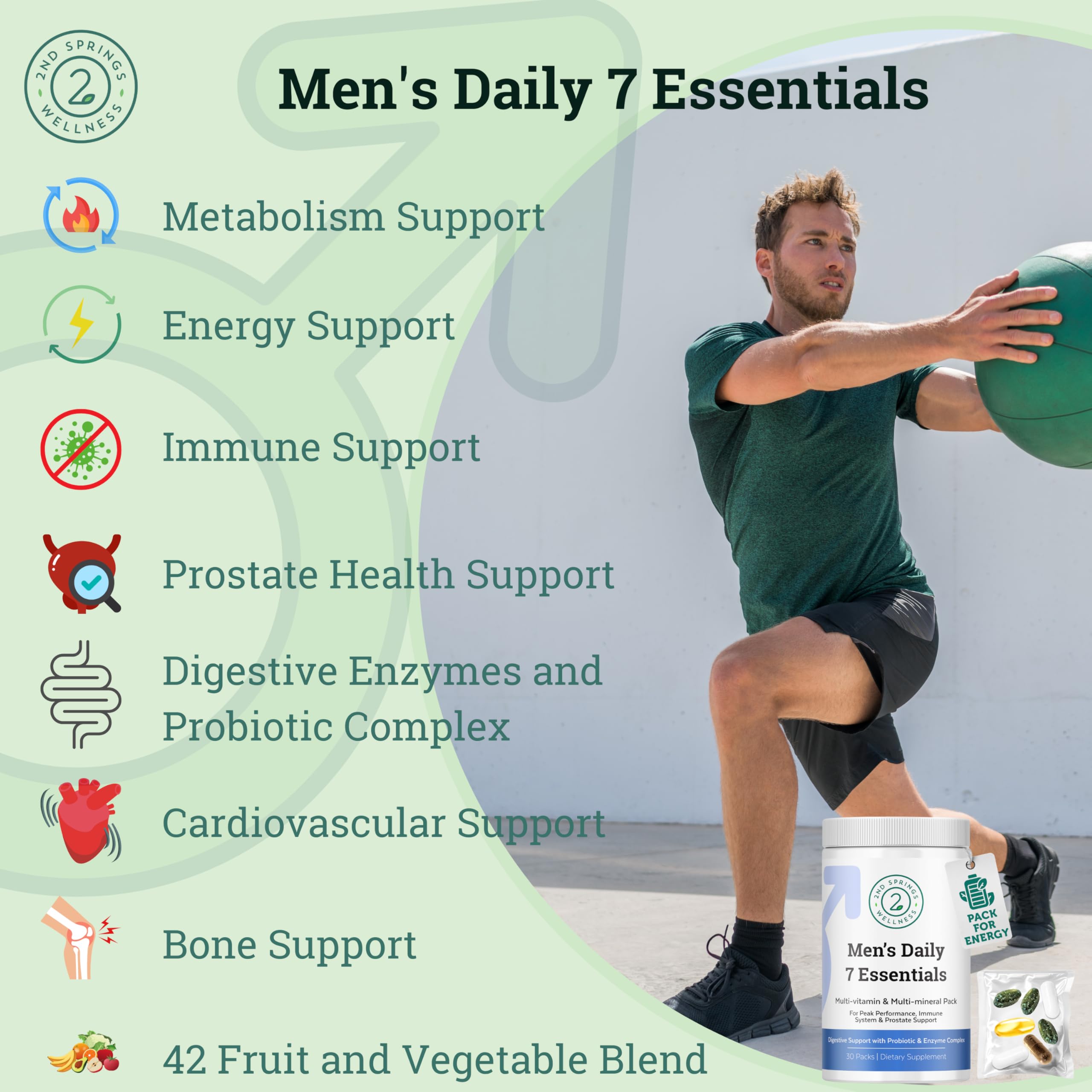 2nd Springs Daily7 Essentials packets show convenient daily dosing