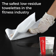 2XL GymWipes safe on electronics for screens and devices.