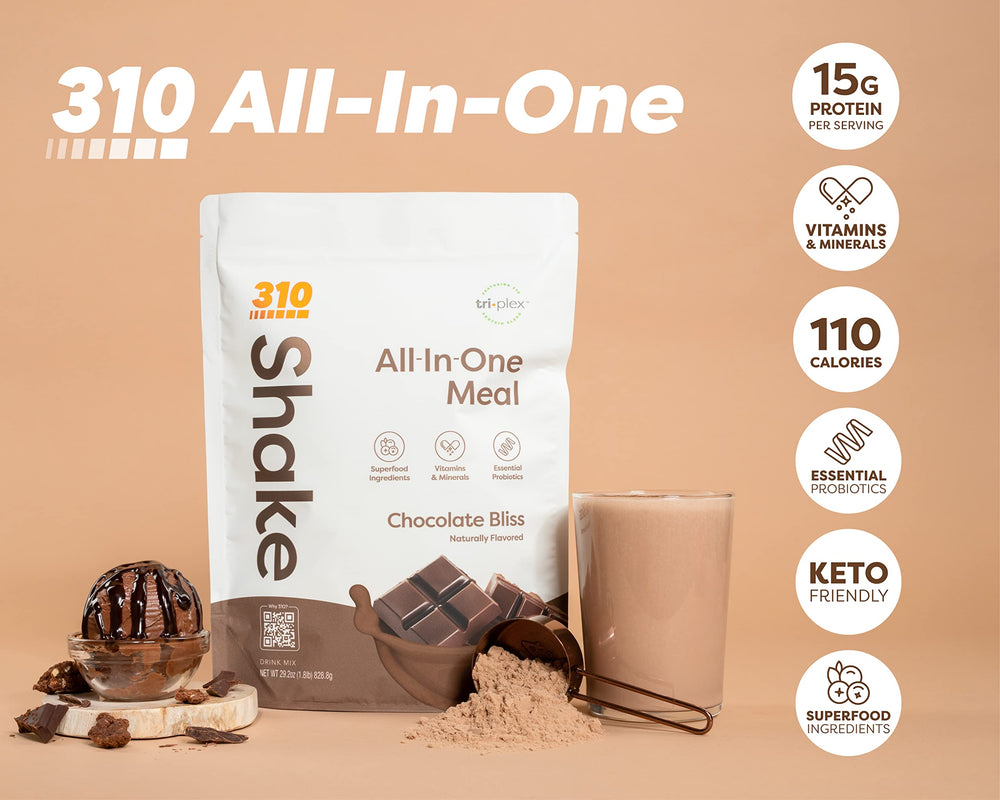 310 Nutrition vegan protein and probiotics blend for daily wellness.