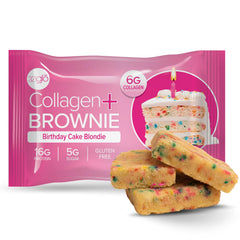 321glo collagen brownie gluten-free, soft texture, perfect for a mindful snack.