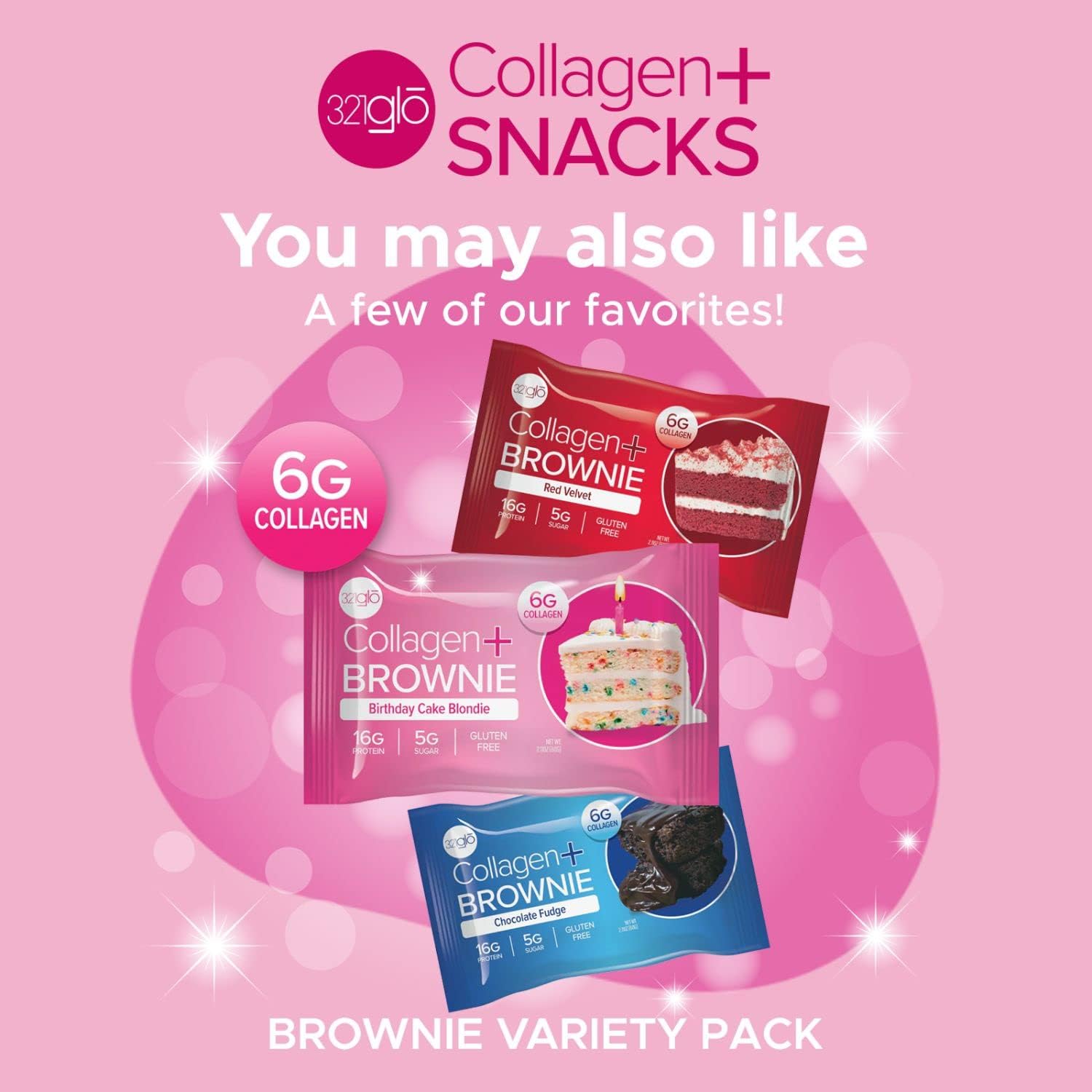 321glo brownie gluten-free ingredients showcase natural, premium components.