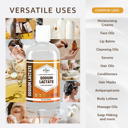 Pourable 60% sodium lactate from 33rd Parallel supports quicker soap hardening.