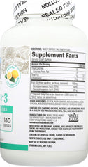 365 by Whole Foods Market Omega-3 Lemon capsules close-up—easy daily intake.