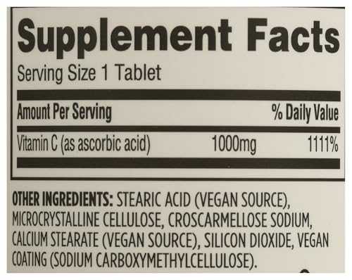 Packaging transition of 365 Vitamin C 1000mg showing consistent product quality