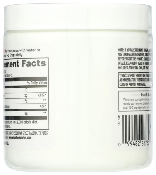 365 D-Mannose powder bottle closeup showing label and clean ingredients