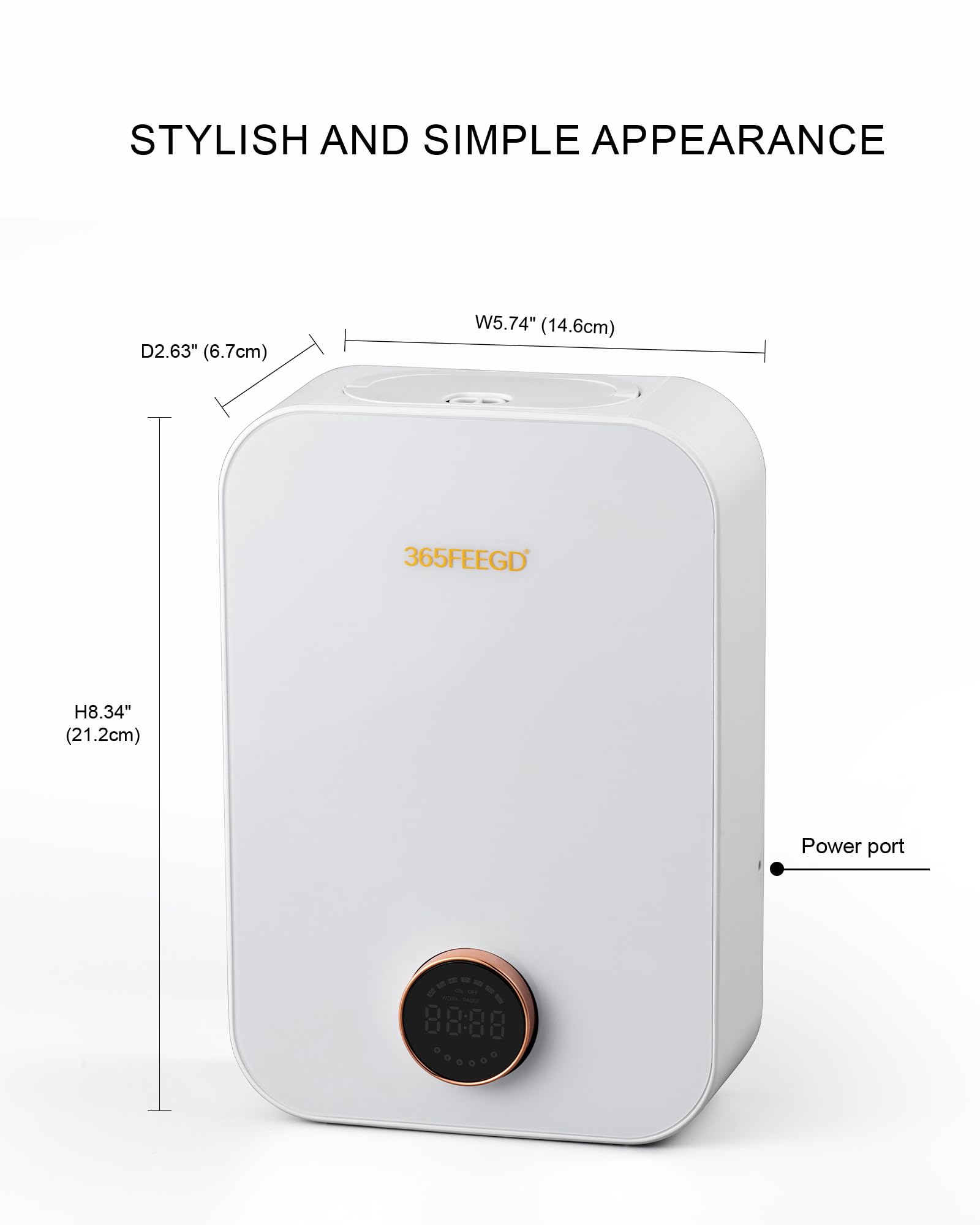 365FEEGD diffuser's no-heat design ensures safer operation.