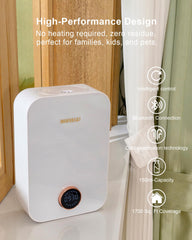 365FEEGD diffuser wall-mount option enhances decor while circulating fragrance.