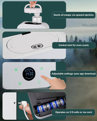 365FEEGD Waterless Diffuser 150ml capacity for long-lasting aroma
