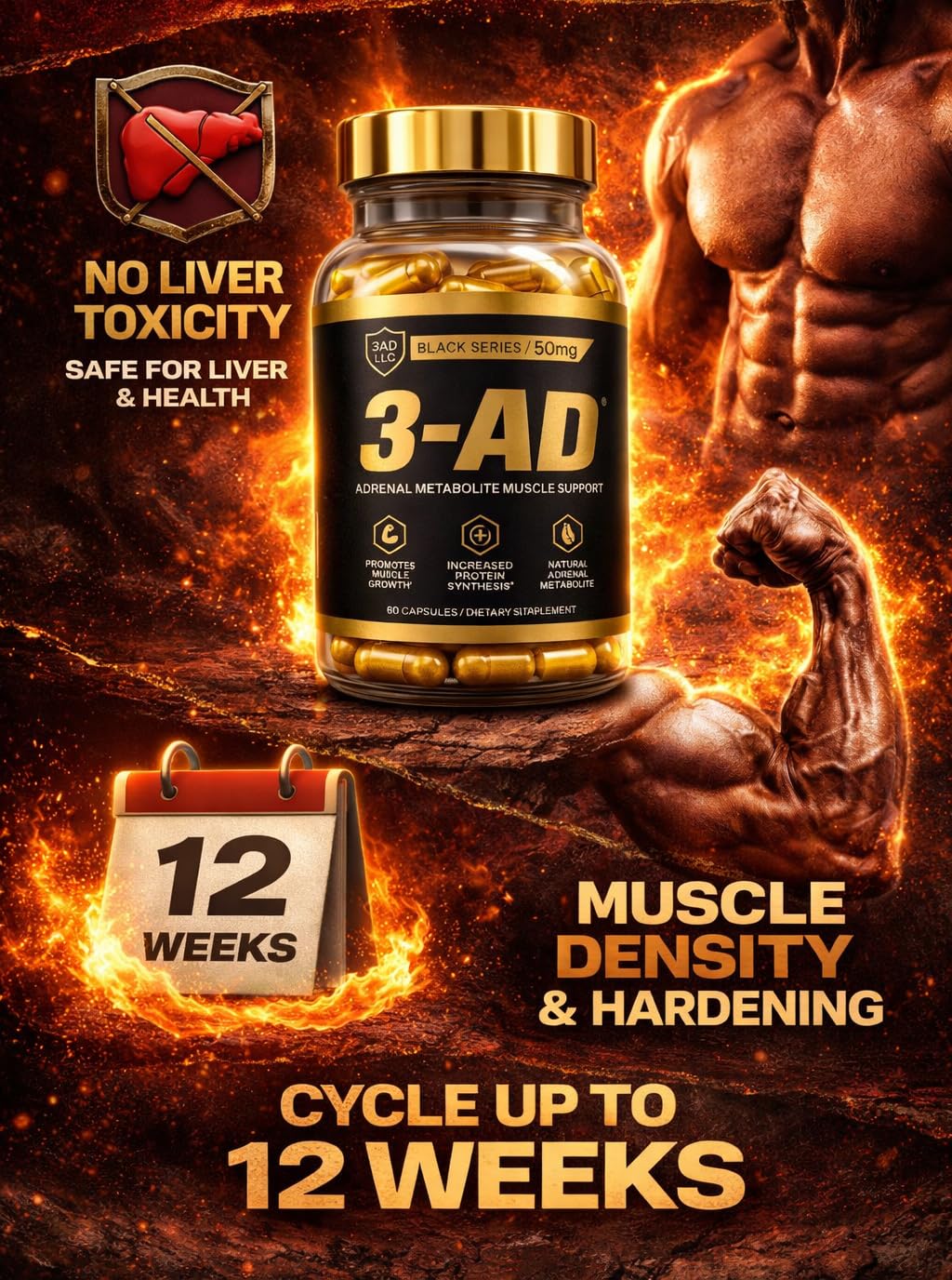 3AD Black Series athlete during workout illustrating training drive