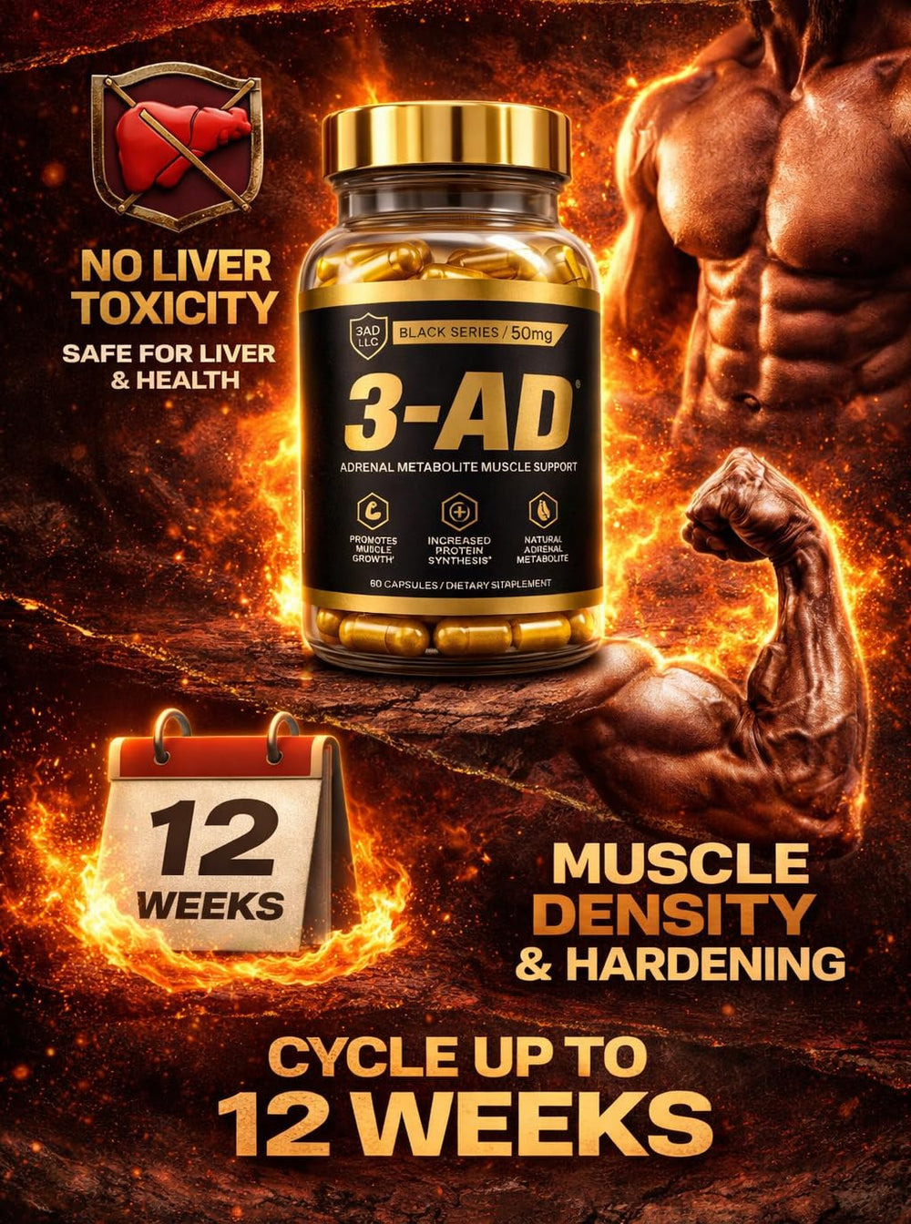 3AD Black Series athlete during workout illustrating training drive