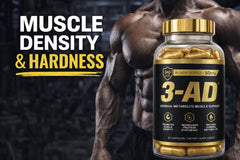3AD Black Series capsules closeup highlighting 50 mg dose per capsule