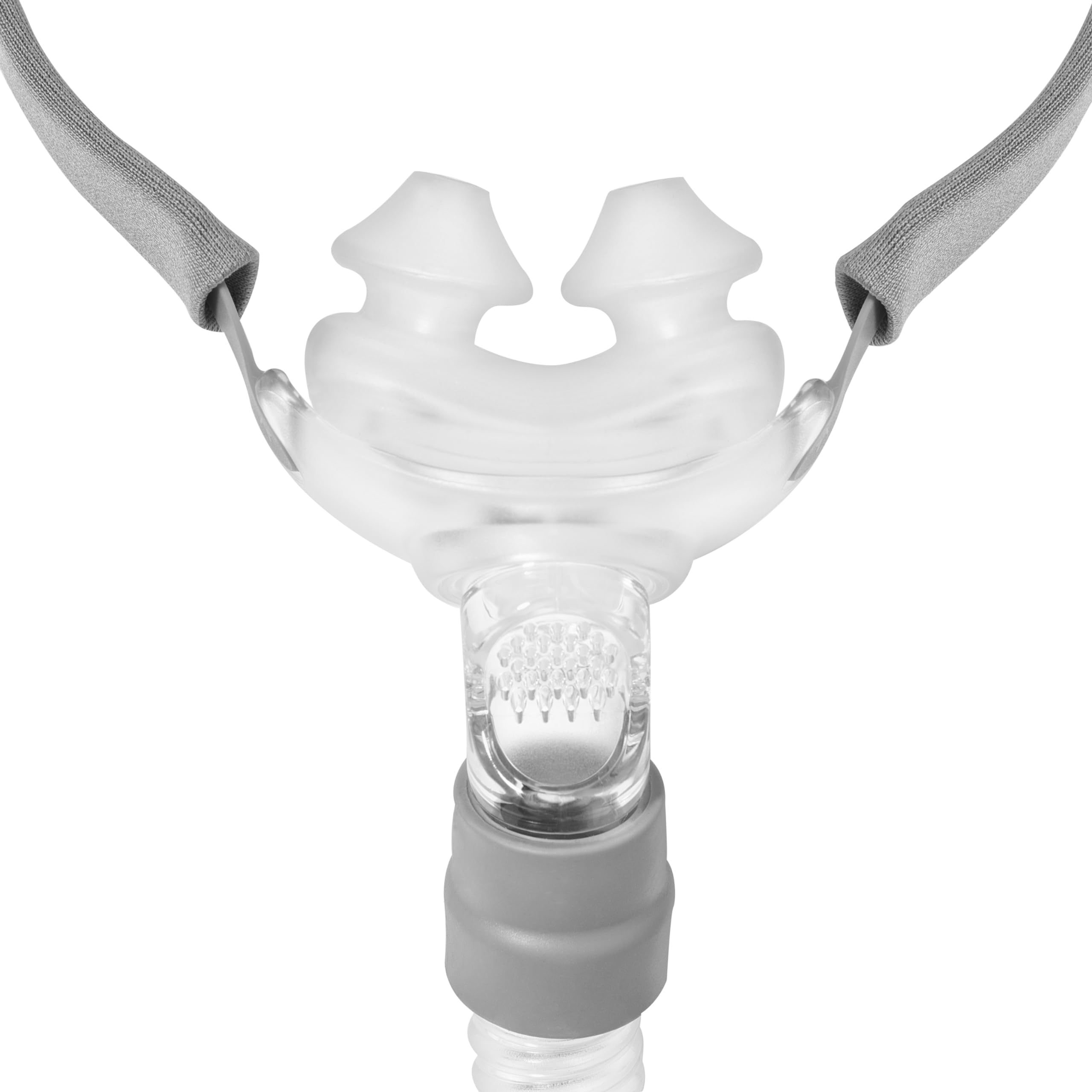 3B Medical Rio II nasal pillow front view, lightweight comfort for quiet nights.