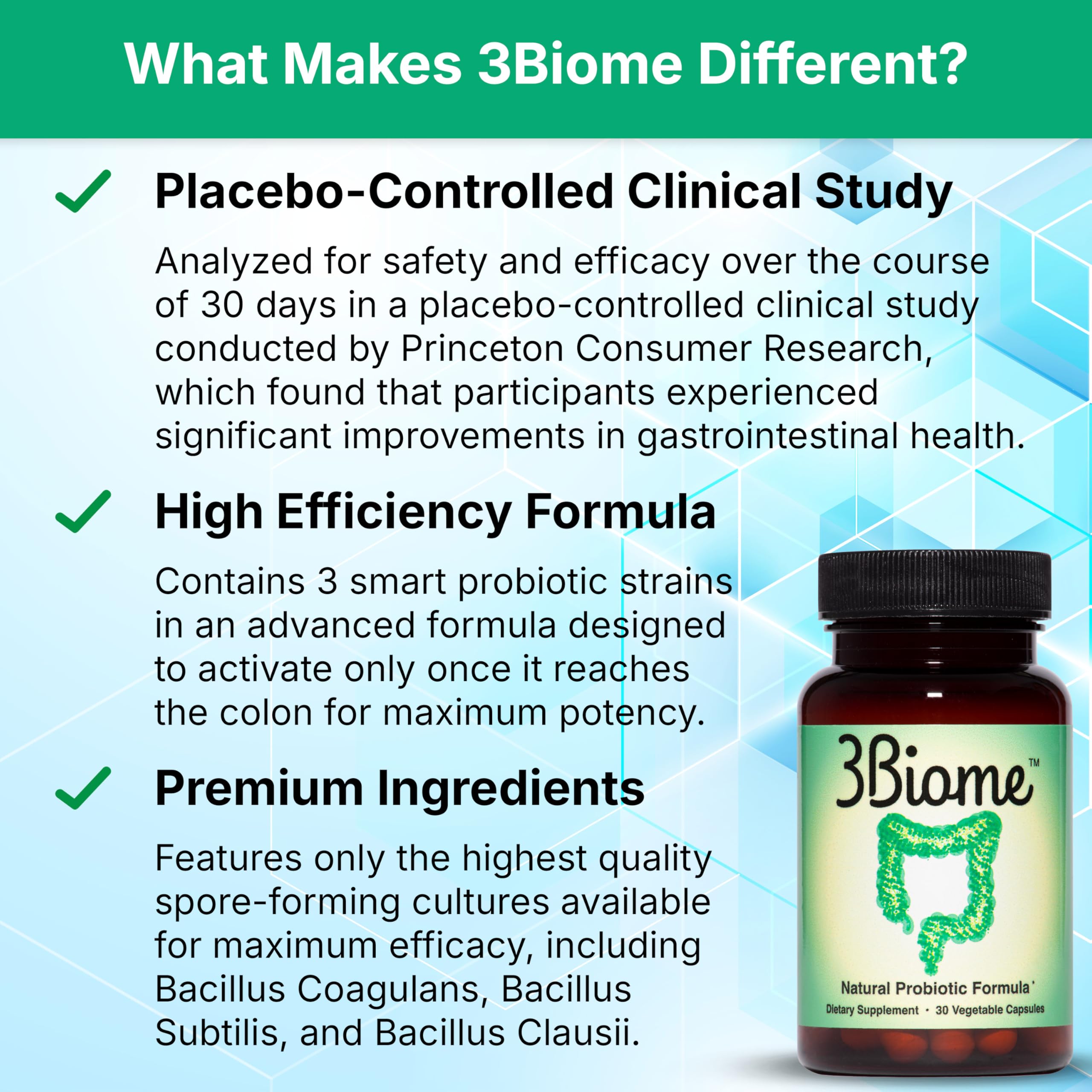 3Biome GMP-certified facility icon signaling quality manufacturing.