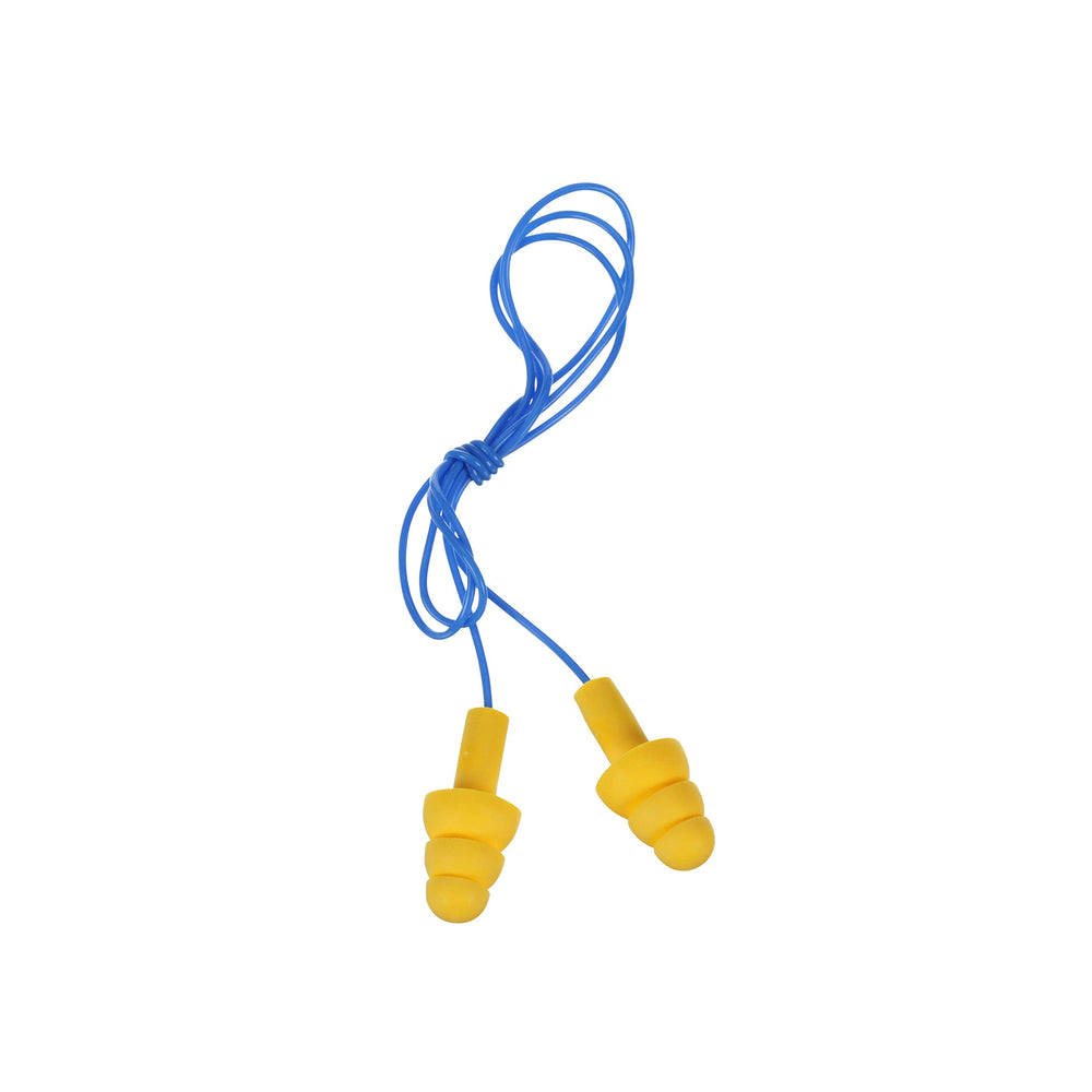 3M E-A-R UltraFit corded earplugs in packaging for quick protection