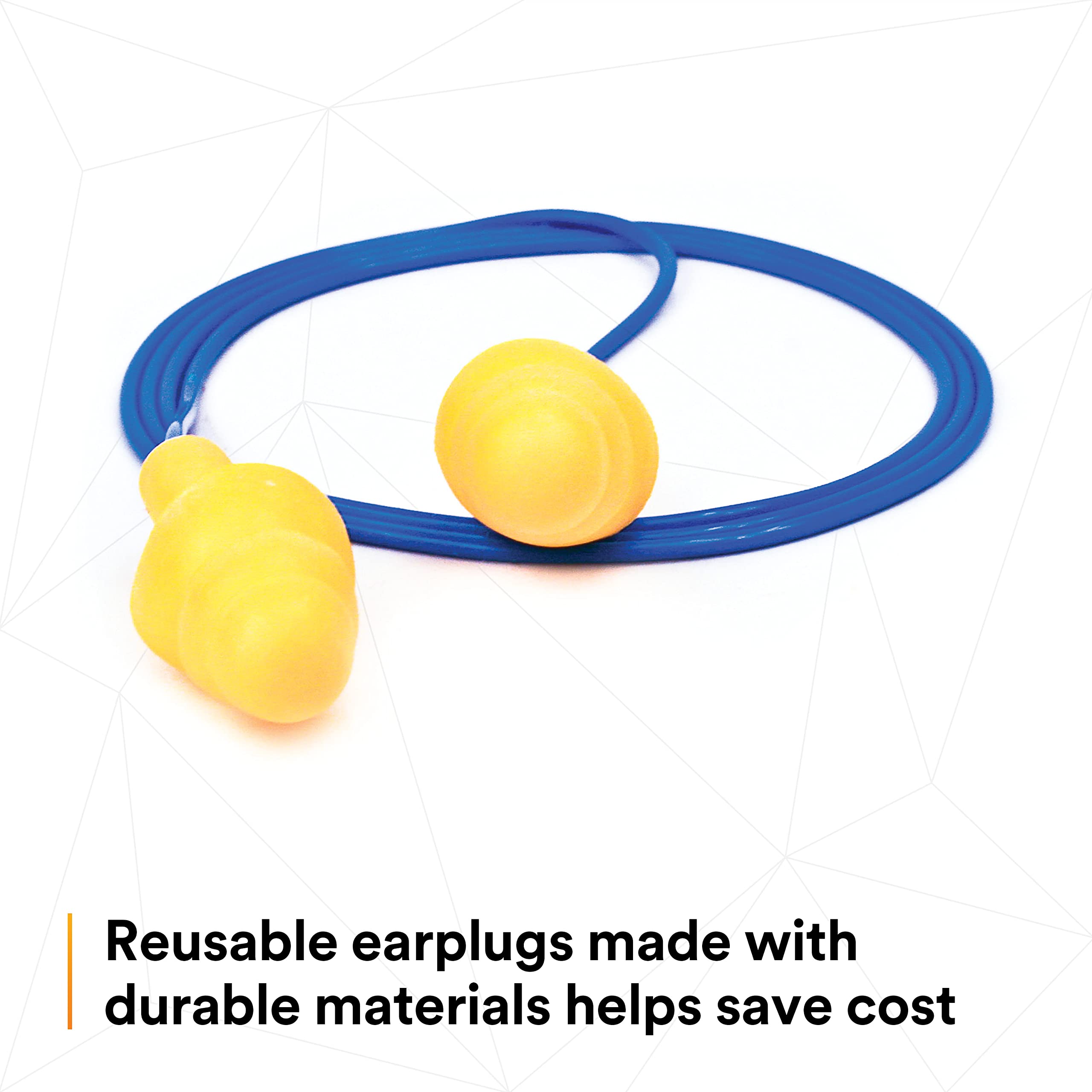 Earplugs being inserted during a workshop task