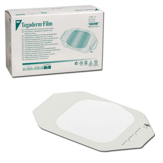 3M Tegaderm 1624W frame-dressing transparent application for precise placement