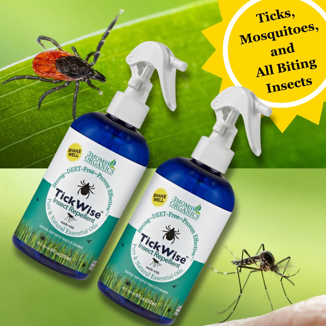 Applying TickWise on skin with lemony herbal scent.