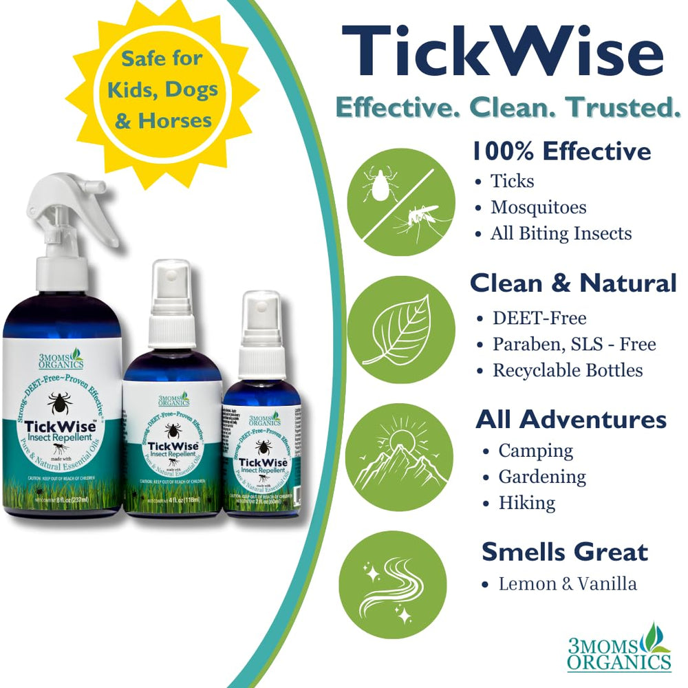3MOMS ORGANICS TickWise cedarwood oil visual for tick protection
