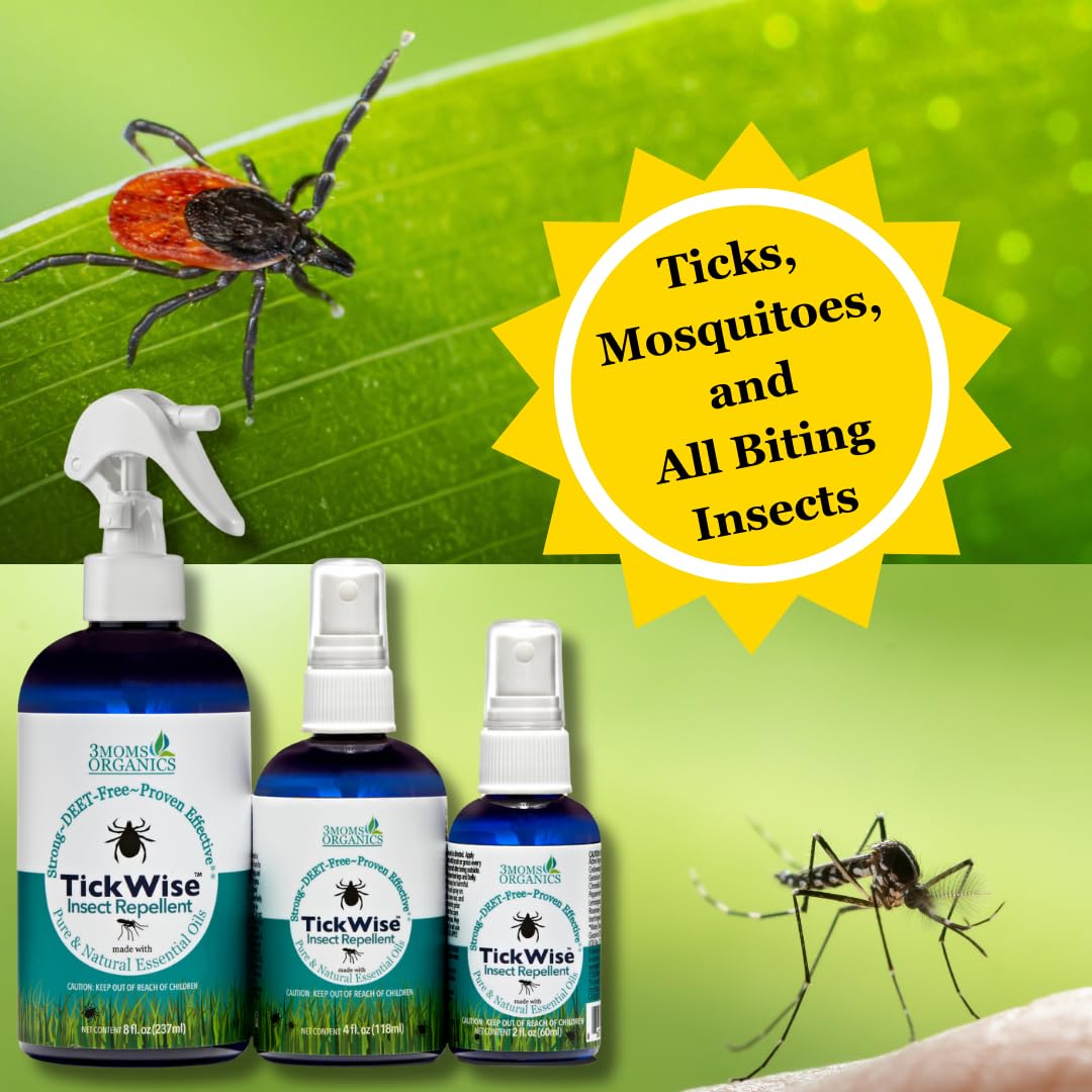 3MOMS ORGANICS TickWise citronella oil deters biting insects