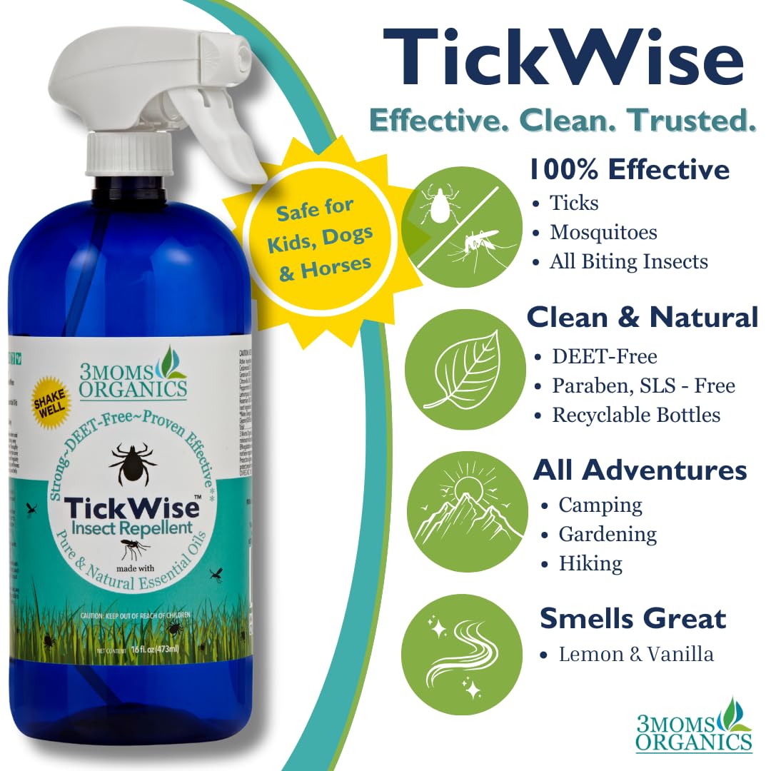 TickWise applied to clothing and gear for long-lasting coverage.