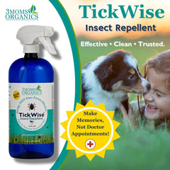 TickWise lemony herbal scent helps keep bugs away.