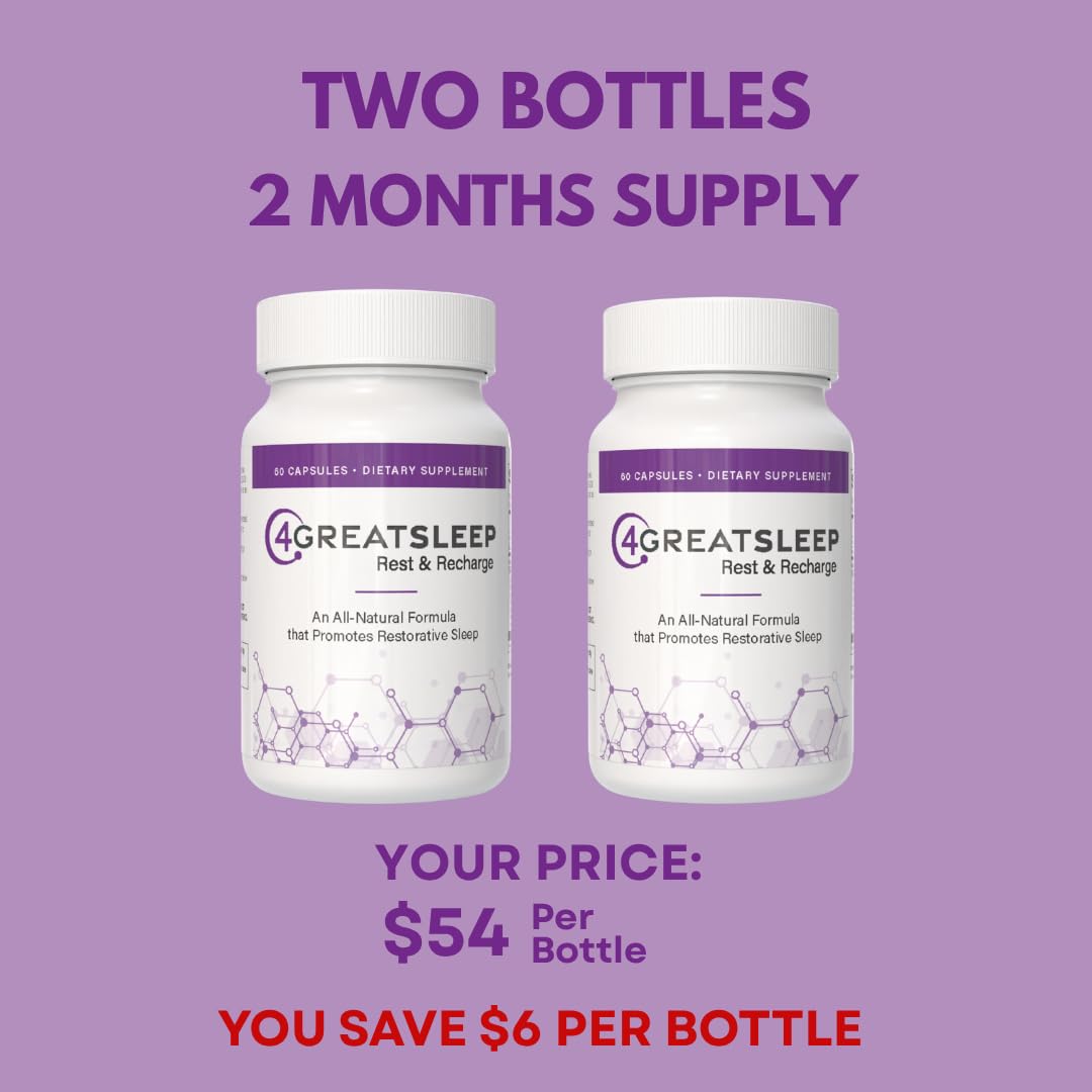 4GREATSLEEP vegan-friendly capsules for night time use