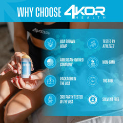 4KOR non-greasy finish leaves light skin feel