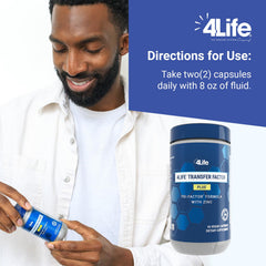 4Life Colostrum and Egg Yolk Extracts bottle highlights nutrient rich support.