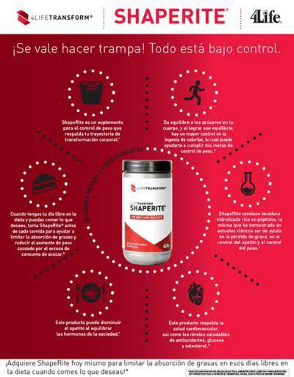 4Life ShapeRite packaging and bottle artwork emphasizes clean, trusted supplementation.