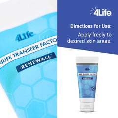 RenewAll Gel bottle highlights eucalyptus aroma and fresh notes