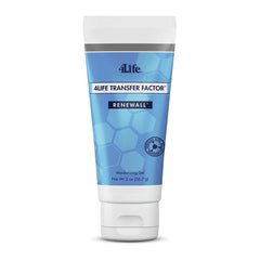 4Life Transfer Factor RenewAll Gel bottle close-up showing soothing botanical blend